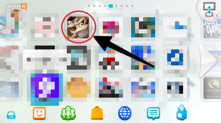 Game on home screen